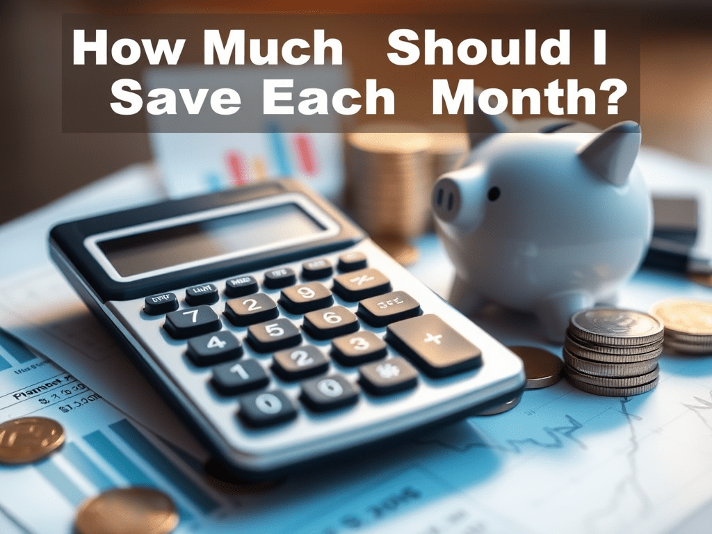 How Much Should I Save Each Month? Income-Based Calculator + Expert Guidelines&nbsp;(2026)